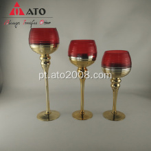 Creative Candle Stand Decoration Glass Crether